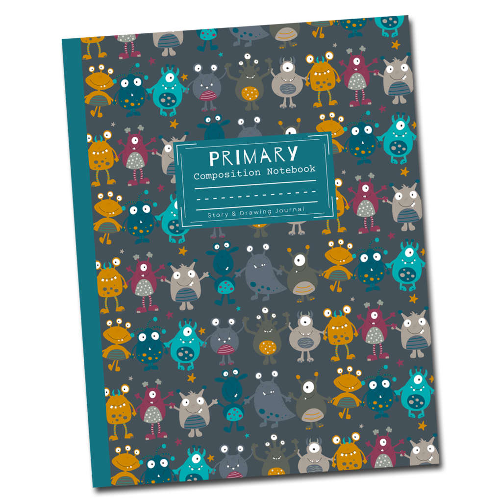 Alien Boys Primary Composition Notebook Journal