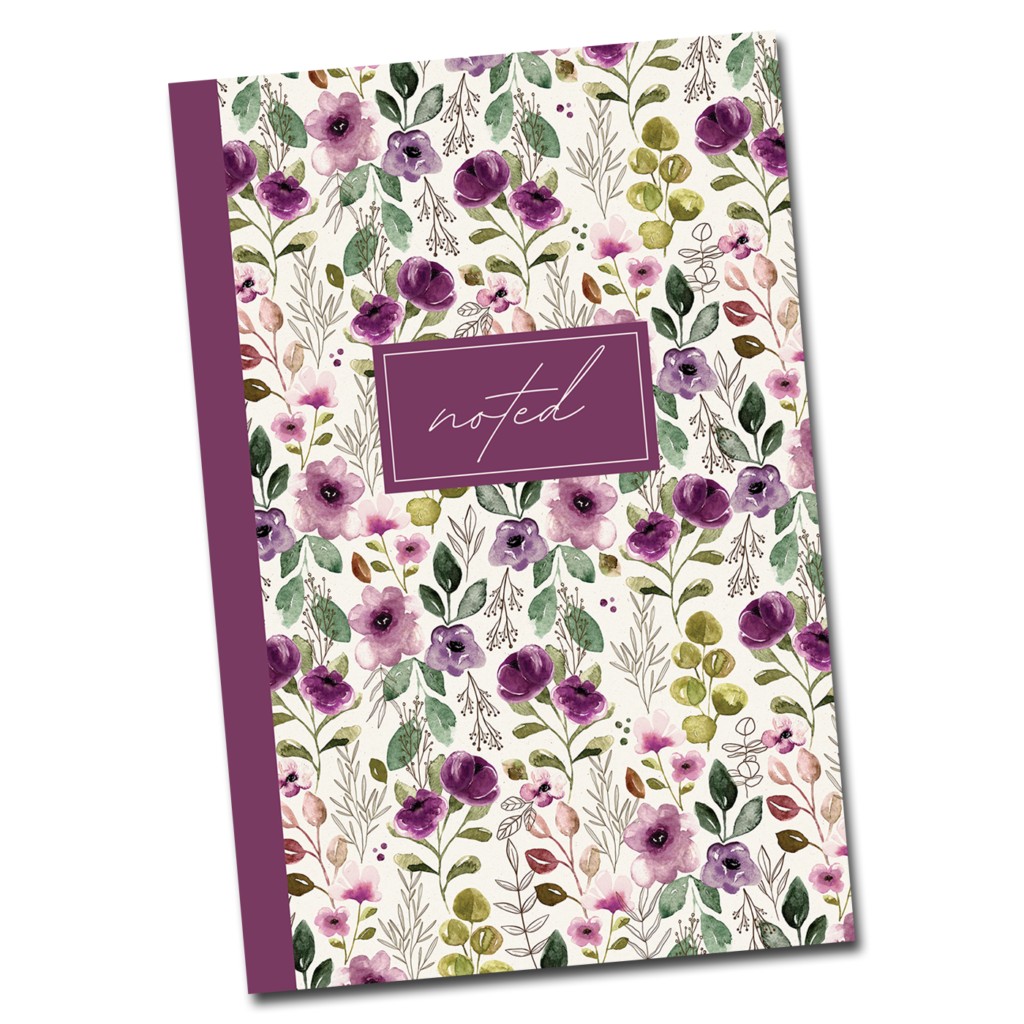 floral linked journal for women gift mothers