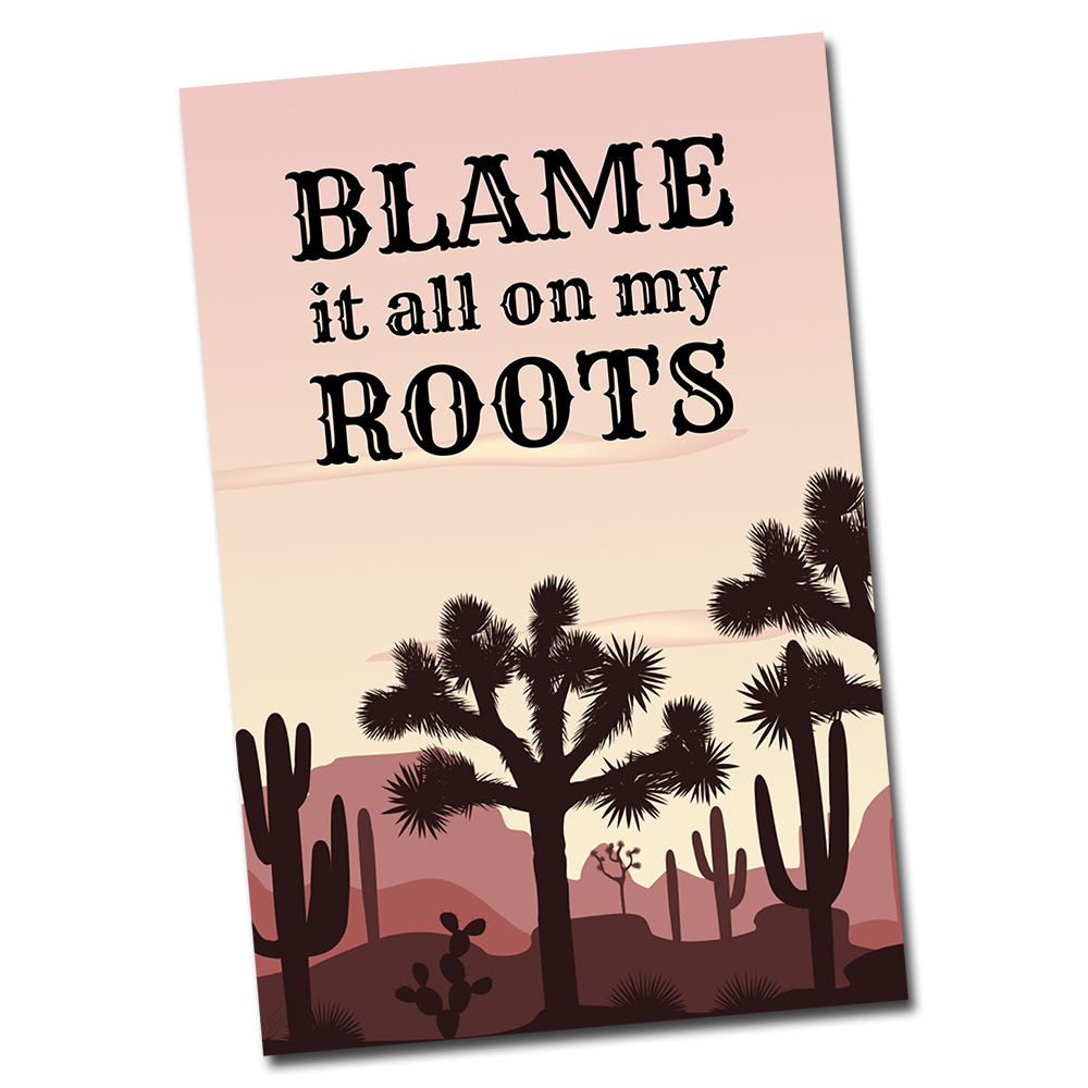 journal blame it all on my roots garth brooks gift