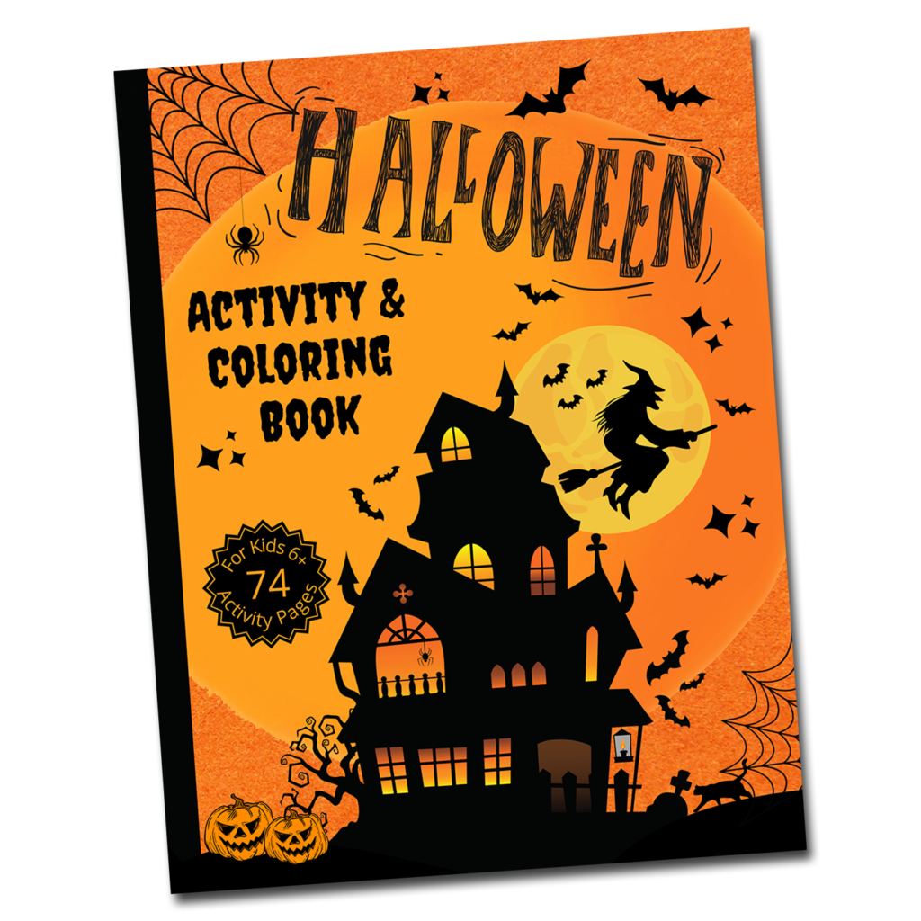 Halloween coloring book for kids halloween activity book for kids